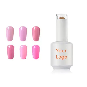 Roze Kleur Serie Gel Nagellak OEM Langdurige Shimmer Soak Off Nail Art Led Polish Manicure Colour UV Gel polish