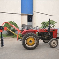 Outil agricole pour tracteur 3 points : Tarière de sol pour tracteur PTO