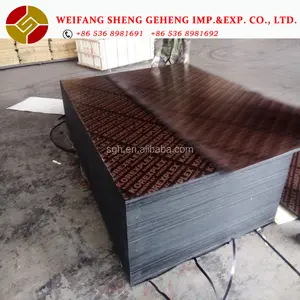 1220 MM X 2440 MM X 18 MM Formply Konstruksi/Bentuk Beton Kayu Lapis/Bekisting Panel