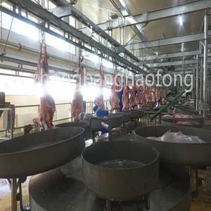Ovejas línea completa masacre automática Halal matadero maquinaria para ovejas proceso de taller - Product Image 4