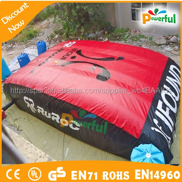 Multiple diseño inflable de aire grande bolsa, bicicleta de salto de aire, aire de bicicleta de montaña bolsa