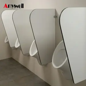 Amywell водонепроницаемый фенольный однотонный hpl публичный Писсуар для мужского туалета
