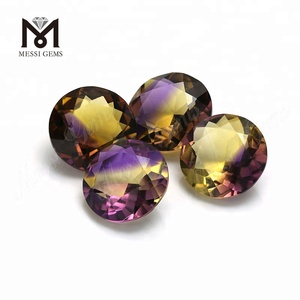 थोक ametrine दौर 12.0mm हाइड्रो क्वार्ट्ज क्रिस्टल रत्न - Product Image 5