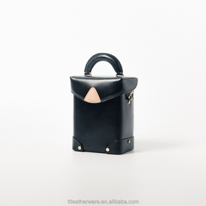 Bolso de cuero genuino para teléfono Mini Crossbody Bucket para mujer - Product Image 4
