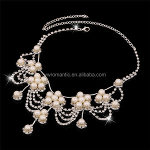 Latest Factory Price <strong>Pakistani</strong> Bridal Pearl <strong>Jewelry</strong> <strong>Sets</strong> - Product Image 3