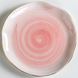 Juego de vajilla de porcelana con diseño de mármol para boda, plato redondo de cerámica, vajilla moderna de lujo, novedad de <span class=keywords><strong>2022</strong></span> - Product Image 4