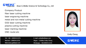 2018 500W Gweike Lf1325lc Metalen Niet-metalen Fiber Laser Snijmachine Gemengd Met Co2