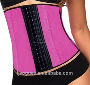 Acier <span class=keywords><strong>os</strong></span> Corset serre - taille 100% Latex Corset femmes Sexy Latex serre - taille minceur Shapewear body s ~ xxxL - Product Image 5