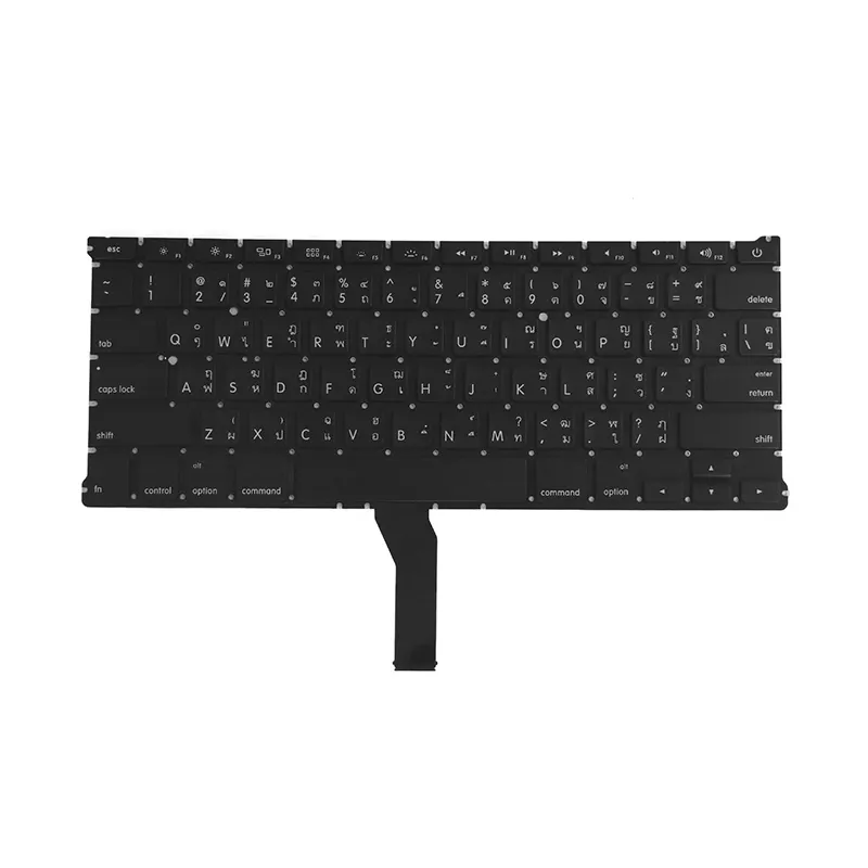 Keyboard untuk Macbook Air 13 "A1369 A1466 Thai/US/UK/RU/Keyboard Spanyol