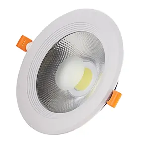 Voclighting-VOC-DL-G, muestra gratuita, IP20, 230mm, luz descendente LED recortada, 10W CRI 97 3000K, Blanco cálido, piezas de carcasa