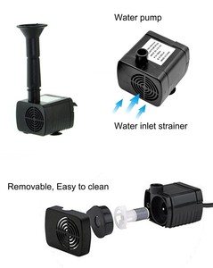 BSV Plastic Led Garden Pond <strong>Landscape</strong> Solar Lake Battery Operated Outdoor Wall Hanging Water Round Fountain <strong>Pool</strong> Pump Decorative