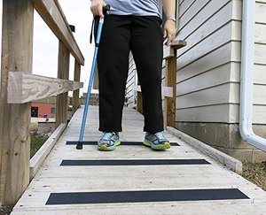 Negro antideslizante Tread resplandor en cinta oscura para escaleras barcos pasos - Product Image 6