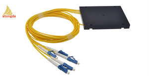 FTTH GPON <span class=keywords><strong>EPON</strong></span> optik sıyırıcı Fiber optik PLC bölücüleri 1*8 yollu ABS kutusu SC APC UPC