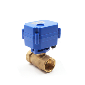 12V 24V 110V 220V thép không gỉ Brass 2 hai cách điện cơ giới bóng van BSP NPT 12V điện nước van - Product Image 5