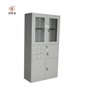 Multi-part Convinnent Office Furniture <strong>Metal</strong> Glass Door <strong>File</strong> Cabinet with Safety Inner <strong>Box</strong> - Product Image 2