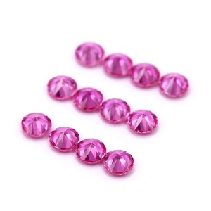 Paquete de 1000 Piezas de Rubíes Sintéticos Sueltos de 0.8-3mm, Corte Redondo, Grado AAA #   Corindón Rojo Sintético Color Rosa - Product Image 5