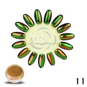 Luxury Acrylic <strong>Nail</strong> <strong>Chrome</strong> Pigment <strong>Powder</strong> with Magic Metallic Mirror Effect CE Certified Customizable for <strong>Nail</strong> Art DIY - Product Image 1