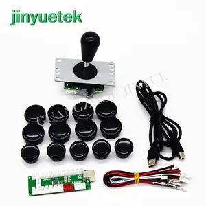 Jinyuetek zero atraso mame ps2 kit, máquina de controle para jogadores com arcade 2