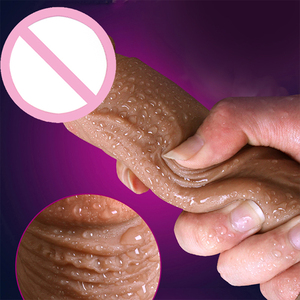 <span class=keywords><strong>Super</strong></span> grande pene masturbación femenina pene Dong sextoy con ventosa consolador realista - Product Image 2