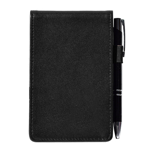 Wholesale Promotion <strong>Mini</strong> <strong>Notepad</strong> Jotter Leather Cover <strong>With</strong> Card Holder - Product Image 4