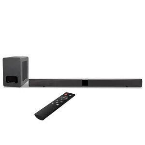 Samtromic Soundbar Suara 2.1 Saluran, dengan Subwoofer Bt 6.5 Inci Berkabel SM-3108 Sistem Teater Rumah Subwoofer