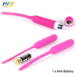 Wasserdicht 10 frequenz Silikon Harnröhren Plug Vibrator Männliche Masturbation Sex Spielzeug - Product Image 3