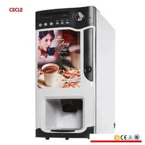Kahve makinesi otomat makinesi için buzlu kahve makinesi sikke işletilen toz teneke kutu