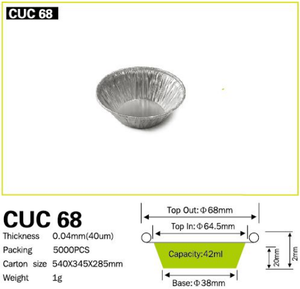 El uso de la caja fuerte <span class=keywords><strong>para</strong></span> hornear libre de contaminación molde tarta de huevo de aluminio tazas - Product Image 3