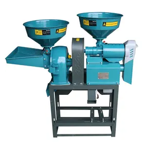 High Quality Mini Grain Milling Combined Wheat Grinder Rice Mill Machine