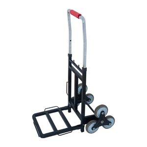 Panjang Umur Ban Tugas Berat Dilipat <span class=keywords><strong>Hand</strong></span> <span class=keywords><strong>Truck</strong></span> <span class=keywords><strong>Powermate</strong></span> Trolley Dolly dengan Tangga Pendakian Roda Barrow Roda Troli - Product Image 6