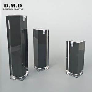 15 Ml 30Ml Chất Lượng Cao 50Ml 1Oz Vàng Sang Trọng Ngọc Trai Trắng Đen <span class=keywords><strong>Acrylic</strong></span> Vuông Không Có Không Khí Bơm Chai Cho Kem Dưỡng Da - Product Image 2