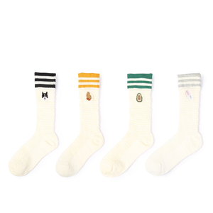 Fibra di bambù logo personalizzato moda addensare asciugamano donna sock calze - Product Image 1
