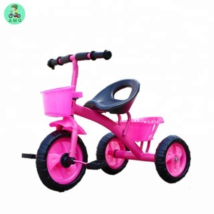 Orijinal Çin fabrika Anmeiqi basit plastik <span class=keywords><strong>3</strong></span> tekerlekler pedalı bebek üç tekerlekli bisiklet/çocuk üç tekerlekli bisiklet - Product Image 2