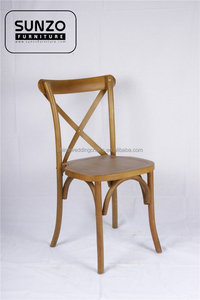 Madera <span class=keywords><strong>vieja</strong></span> Crossback Silla Con Asiento de Madera - Product Image 6