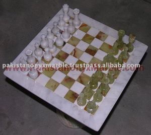 Figuras y tableros de Ajedrez de ónix de la mejor calidad - Product Image 2