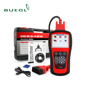Distributor <span class=keywords><strong>autel</strong></span> maxidiag <span class=keywords><strong>elite</strong></span> <span class=keywords><strong>md802</strong></span> md 802 Alat Scan Penuh mesin transmisi mesin ABS Airbag diagnostik untuk semua mobil