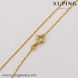 41506 Xuping 골드 목걸이 보석, 24k 패션 두바이 9 그램 체인 목걸이 - Product Image 5