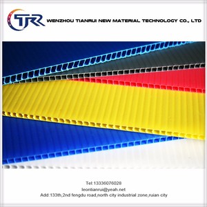 Màu Sắc Bền 2Mm Nhựa Sóng Hollow Board Sheet, Nhựa Hollow Composite Panel - Product Image 2