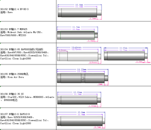 שיניים לחצן handpiece ציר