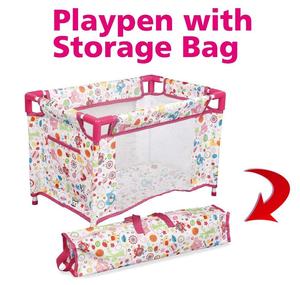 Set Deluxe 5-in-1 per <span class=keywords><strong>Bambole</strong></span>: <span class=keywords><strong>Passeggino</strong></span>, Culla, Tappetino da Gioco, Marsupio e Borsa da Viaggio per <span class=keywords><strong>Bambole</strong></span> Modellino Giocattolo - Product Image 3