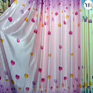 100% polyester strip design fabric for south Asian curtain printing blackout fabric for curtain flame retardant china supplier