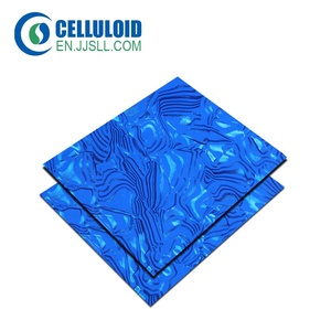 Blue <strong>Colored</strong> Plastic <strong>Laminating</strong> <strong>Sheets</strong> MOP 0.2-2.0 MM for Accordion Instrument Decoration Cellulose <strong>Sheet</strong> - Product Image 2