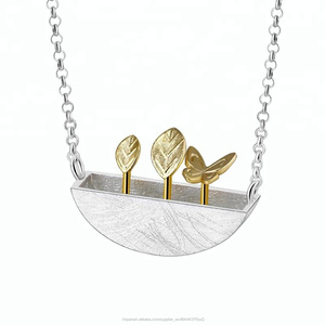 Creativo <span class=keywords><strong>mi</strong></span> jardín 925 Collar de plata colgante - Product Image 1