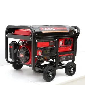 SLONG brand 2.5kW 168F Gasoline engine 100% alternator digital AVR key start home use gasoline generator