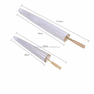 中国製木製ホワイトオイルペーパークラフト手作り傘