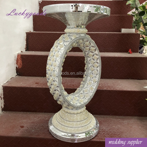 Lhp039 Modieuze Bruiloft Evant Gunst Elegante Glitter Zilveren Vaas Decoratieve Arrangementen Bloemen Vaas Groot - Product Image 3