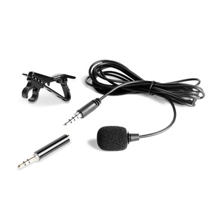 Envío <span class=keywords><strong>gratuito</strong></span> Venta caliente <span class=keywords><strong>teléfono</strong></span> Electret sola cabeza condensador micrófono <span class=keywords><strong>de</strong></span> solapa - Product Image 3