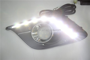 Winauto Tự Động Phụ Kiện LED Sương Mù Đèn LED Ban Ngày Chạy Đèn Cho <span class=keywords><strong>Mazda</strong></span> 3 <span class=keywords><strong>Axela</strong></span> 2014 2015 LED Tự Động Ánh Sáng - Product Image 3