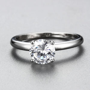 8925 4 artigli <span class=keywords><strong>solitario</strong></span> matrimonio 5925 <span class=keywords><strong>argento</strong></span> <span class=keywords><strong>zircone</strong></span> anelli gioielli donna - Product Image 3