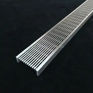 SS 304 316 stainless steel grade bathroom shower linear drain